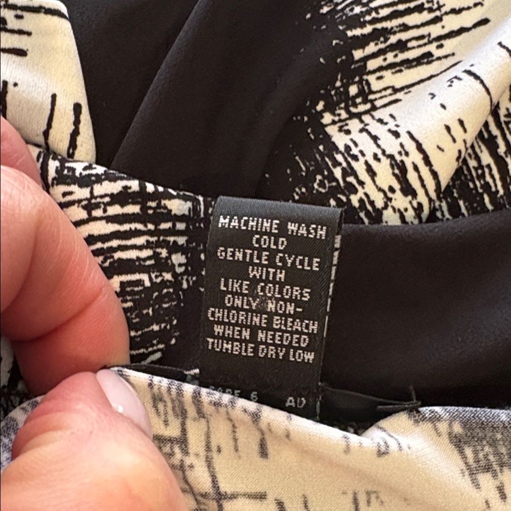 Alfani Black and White Patterned Dress - Picture 5 of 5